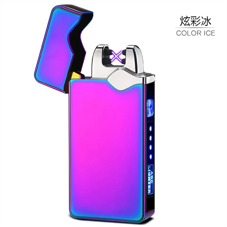 Pemantik Busur Ganda Plasma Pemantik Api Tanpa Api Pemantik Listrik Pemantik USB Pemantik Isi Ulang Pemantik Plasma, Korek Api Tahan Angin Untuk Berkemah, Api, Pemula, Berburu, Backpacking, Hiking