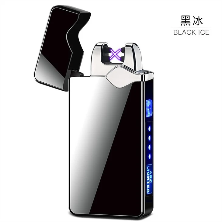 Dual Arc Lighter Plasma Flameless Lighters Electric Lighter USB Lighter Rechargeable Lighter Plasma Lighter,Windproof Lighters For Camping, Fire, Starter,Hunting, Backpacking, Hiking