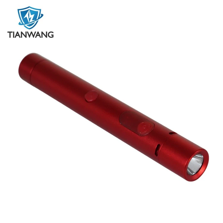 Tactical Self Defense Stun Flashlight With Door Alarm