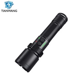 Senter LED taktis ultra-bright multi-fungsi dengan baterai yang dapat dilepas